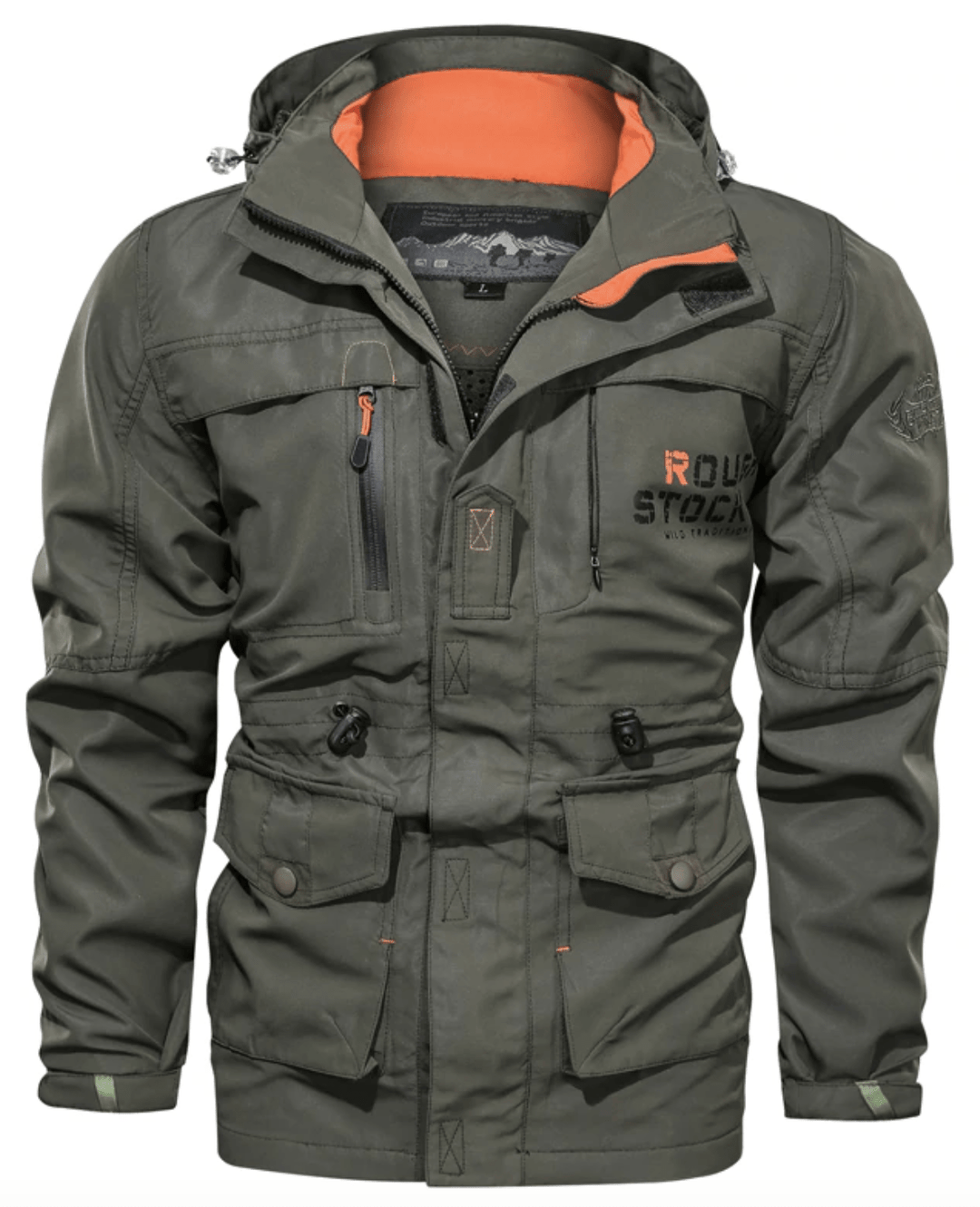 Unisex Ultralight Outdoor Parka in black, perfect for travel & adventure, made of lightweight polyester