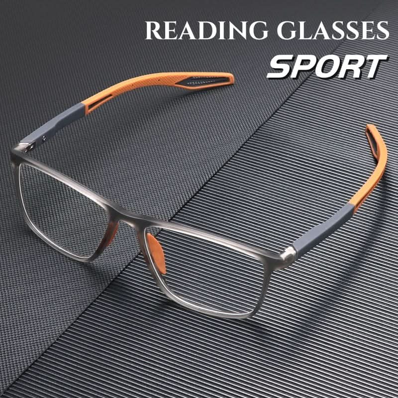 Unisex ultralight progressive glasses for clear near & distant vision.