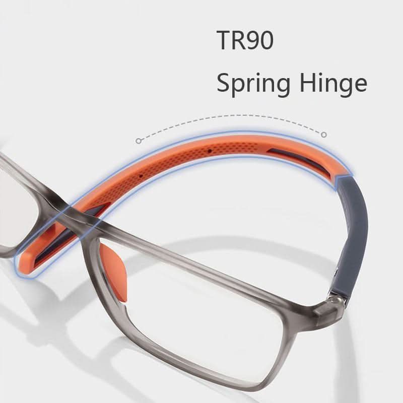 Ultralight progressive computer glasses for comfortable, clear multifocal vision.