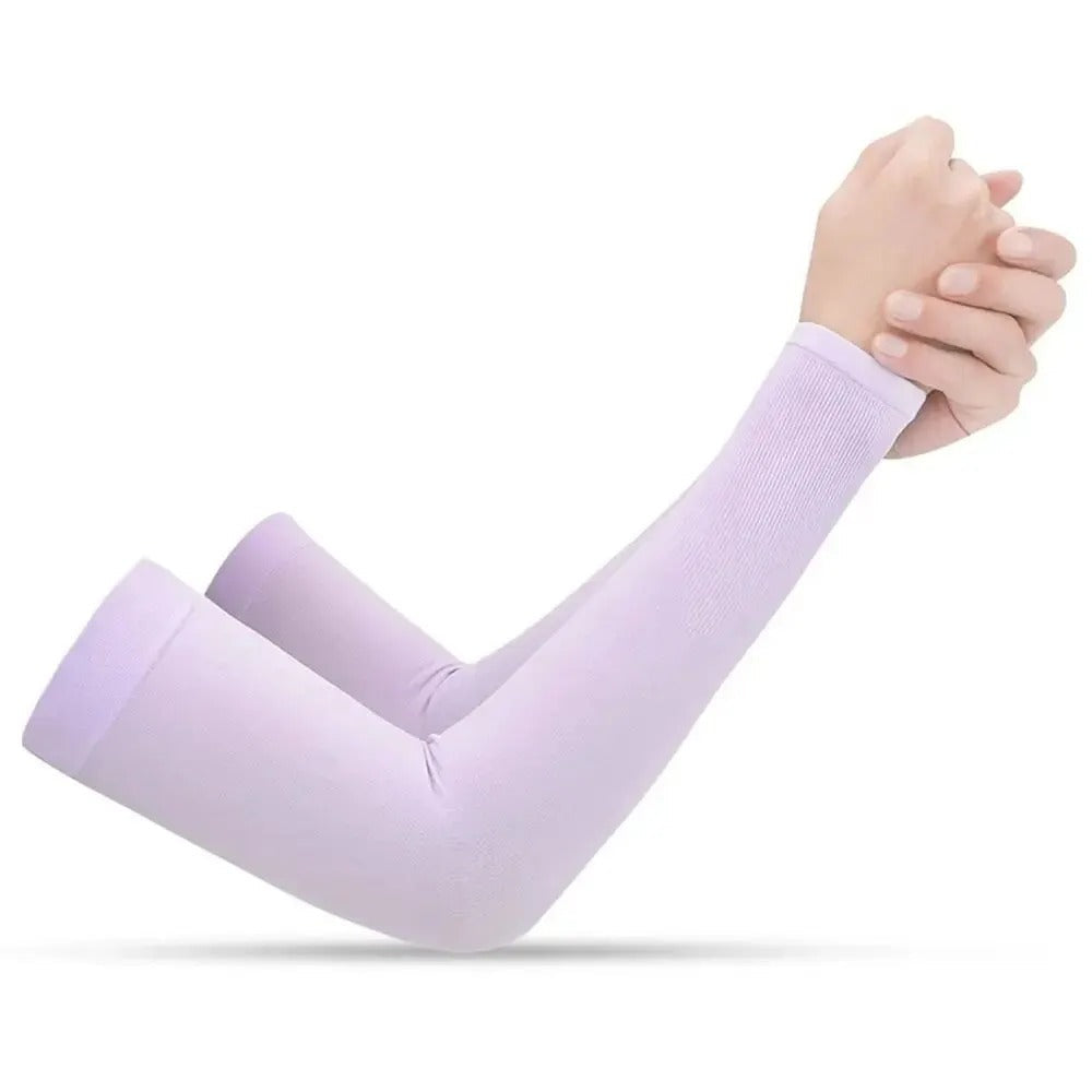 Stay cool with these UV protection arm sleeves, perfect for summer outdoor activities & sun block.