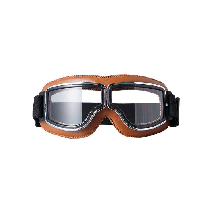 Versatile vintage motorcycle goggles, suitable for various outdoor sports & riding. Wind & dust protection.
