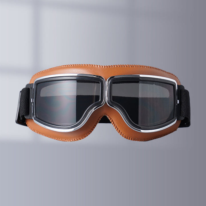 Adventure-ready vintage motorcycle goggles, essential eye protection and retro gear for all riders.