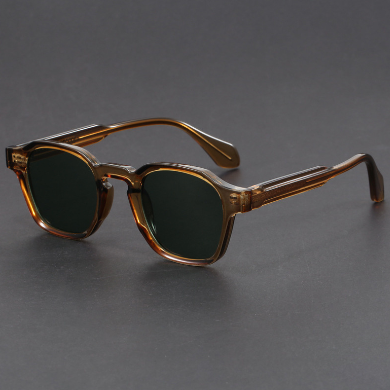 Retro square design unisex sunglasses, providing comfortable UV protection