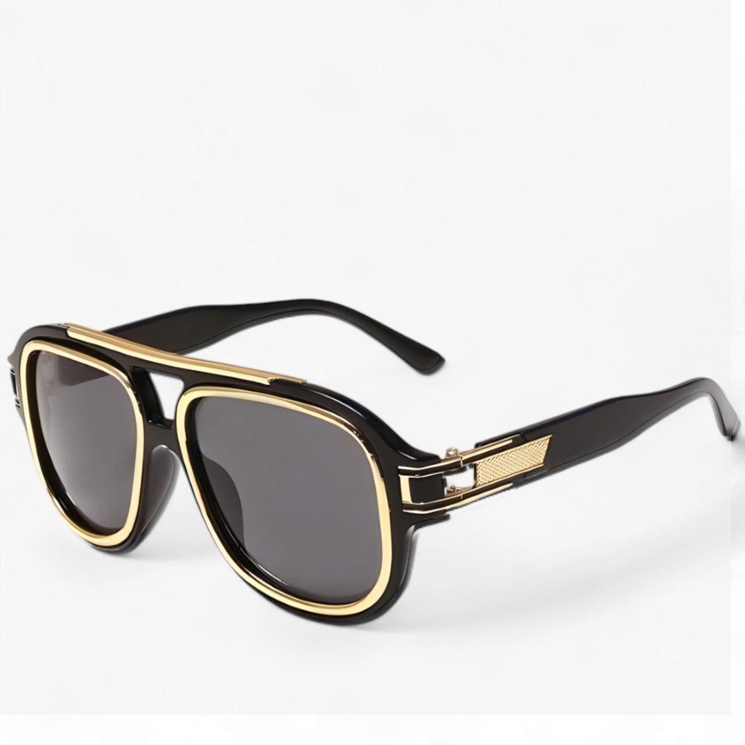 Unisex vintage sunglasses with UV400 protection, perfect for stylish summer fashion. Skin-friendly & comfortable.