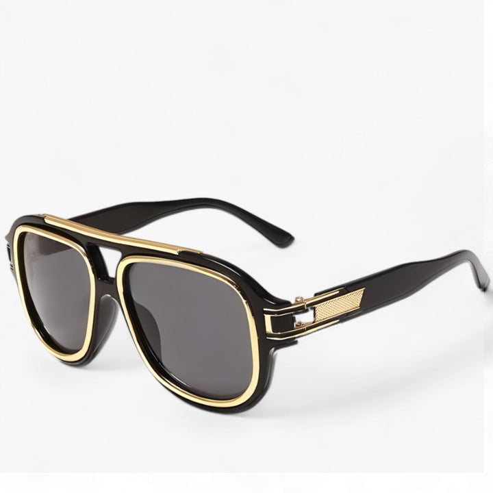 Unisex vintage sunglasses with UV400 protection, perfect for stylish summer fashion. Skin-friendly & comfortable.