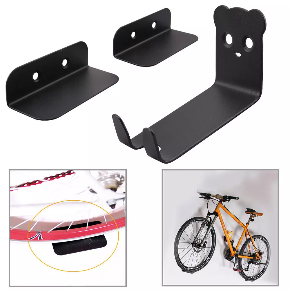 Wall-mounted bicycle hanger for efficient garage organization. Carbon steel, heavy duty.
