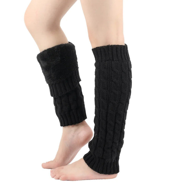 Soft warming leg warmers for adults. Offers daily warmth, comfort & relief from cold during winter.