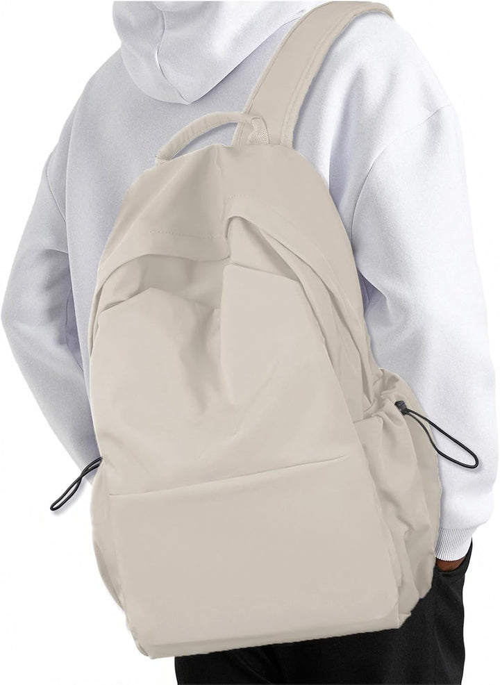 Unisex water-resistant laptop backpack, sleek design & organized storage for tech.