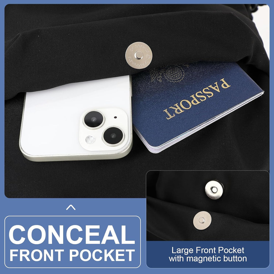 Sleek water-resistant travel backpack, unisex, ideal for weekend getaways & excursions.