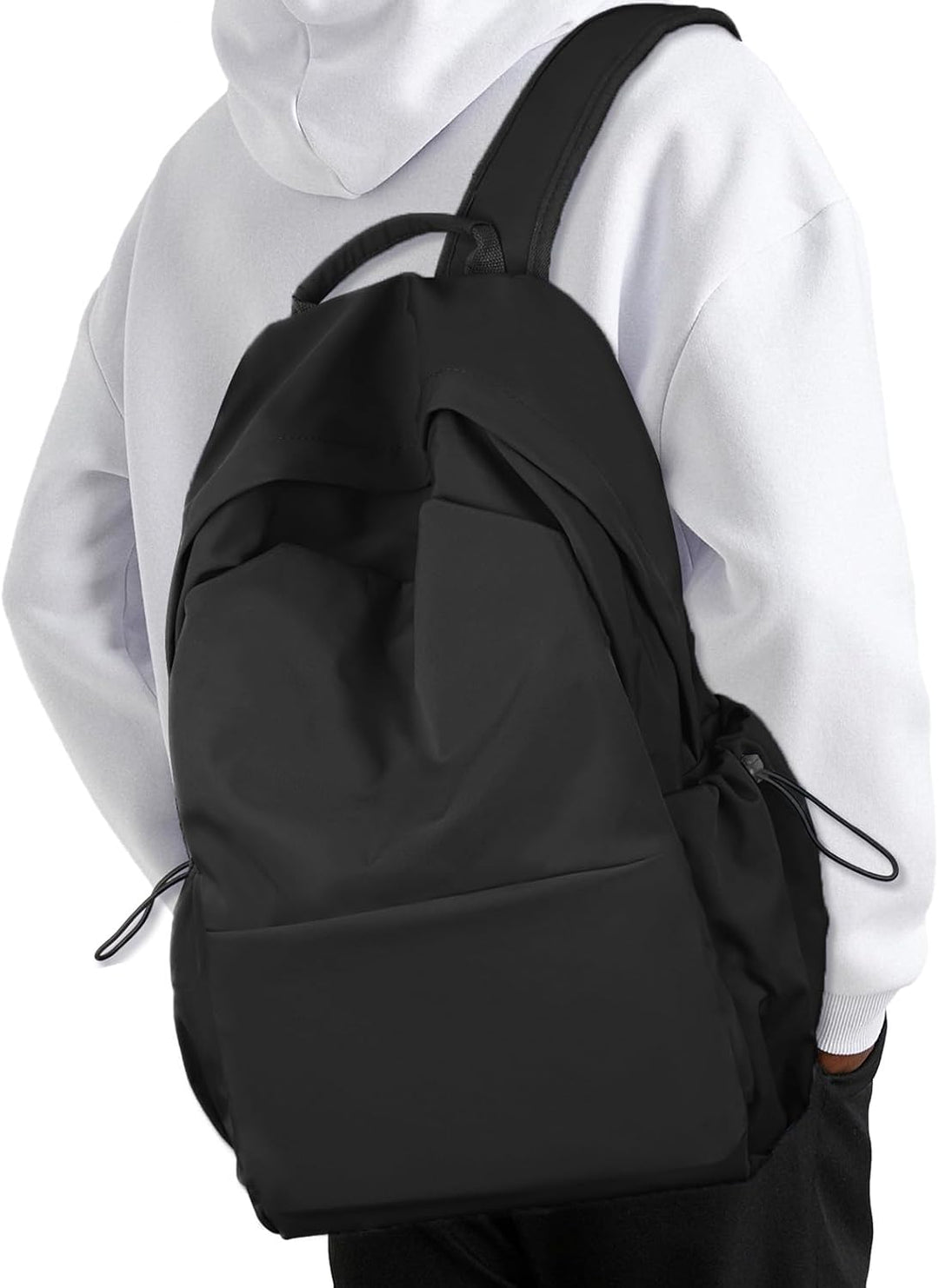 Highly organized water-resistant backpack, unisex, with dedicated pockets for everything.