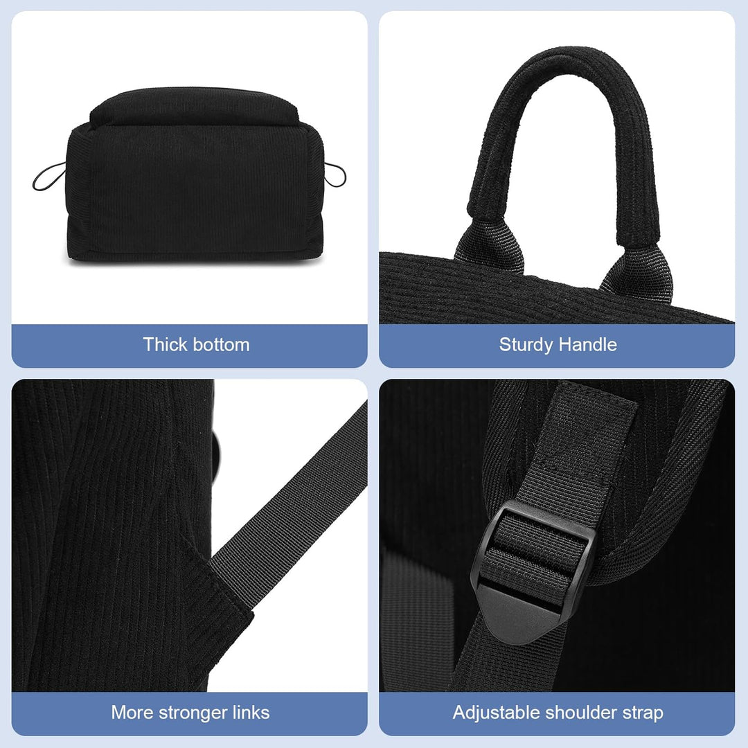 Sleek water-resistant backpack with innovative organization for tech & personal items.