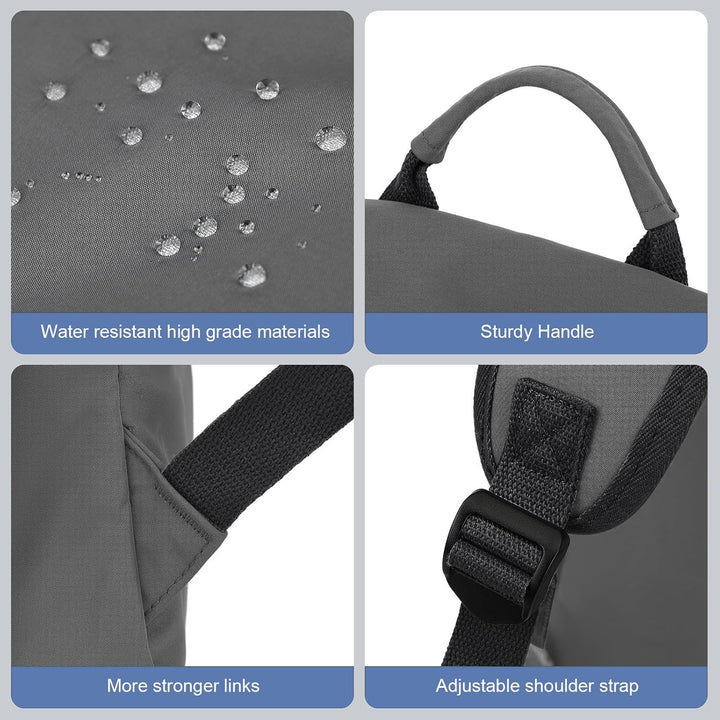 Trendy unisex water-resistant commuter bag, organized storage for urban adventures.