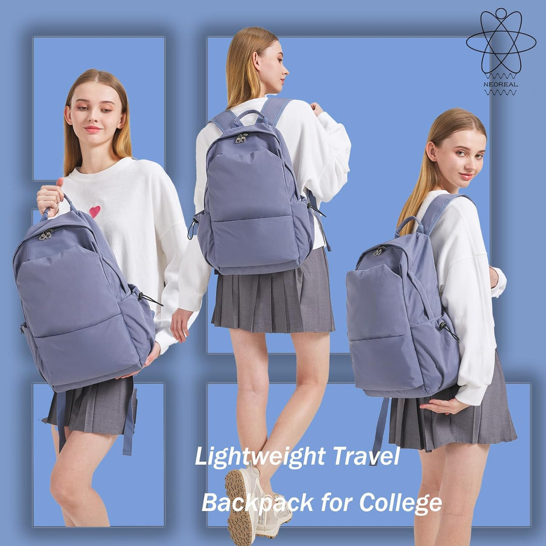 Resilient water-resistant backpack, organized for daily commute, school, or travel.