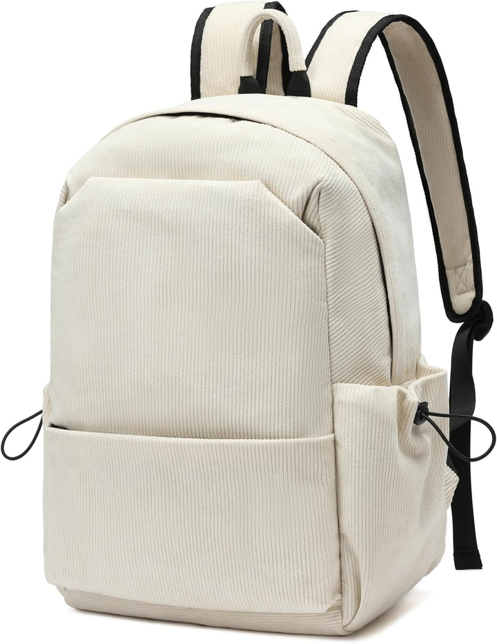 All-in-one water-resistant backpack, organized, for laptops, travel, and daily essentials.