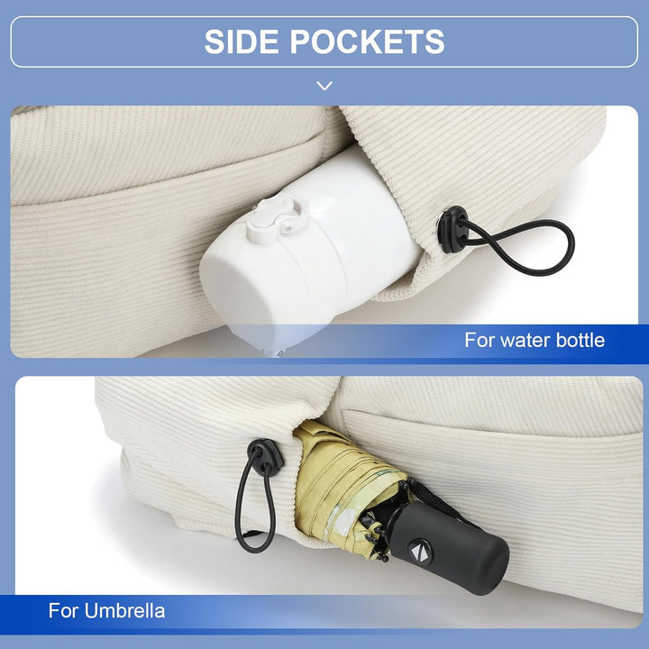 Water-resistant backpack with secure laptop compartment, ideal for travel & daily use.