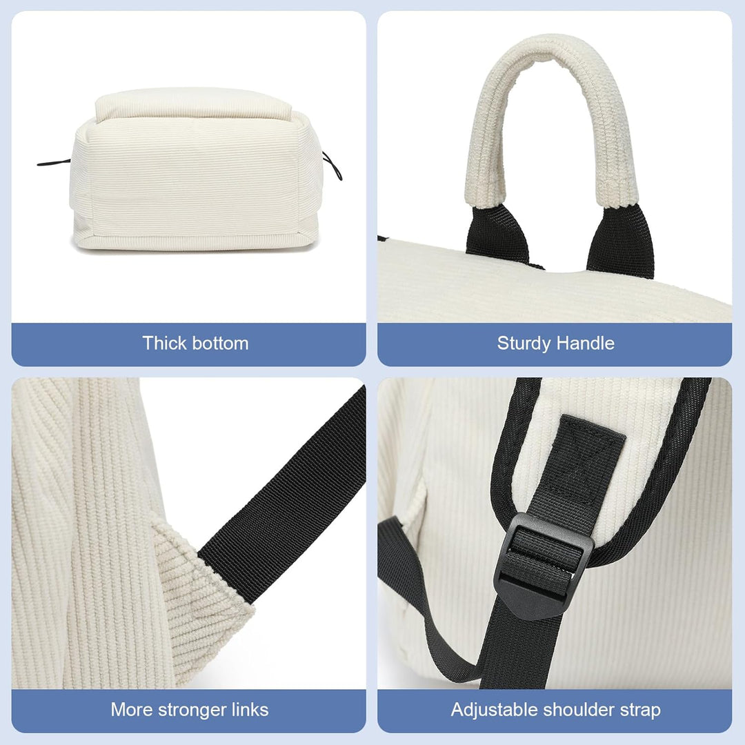 Professional water-resistant laptop backpack, organized for business travel & everyday carry.