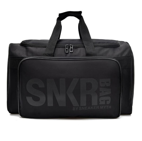 Durable water-resistant sneaker bag, ideal for travel, gym, & sports gear, keeping items organized.