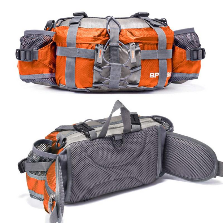 Robust outdoor crossbody bag for hiking, adventure, and daily use. Waterproof fabric protects your gear.