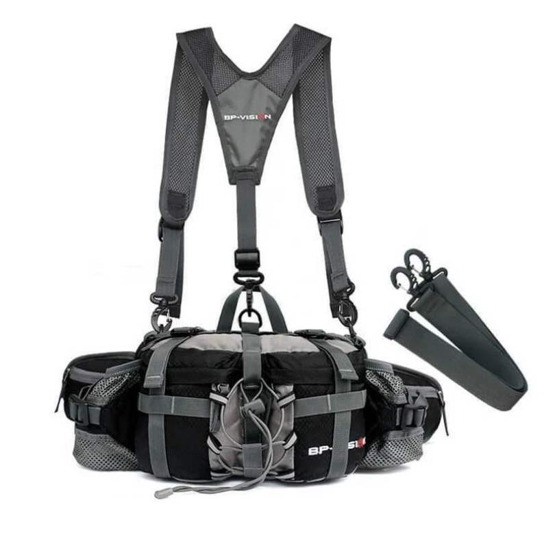Adventure-ready waterproof sling bag, perfect for hiking, biking, and outdoor travel. Secure crossbody fit.