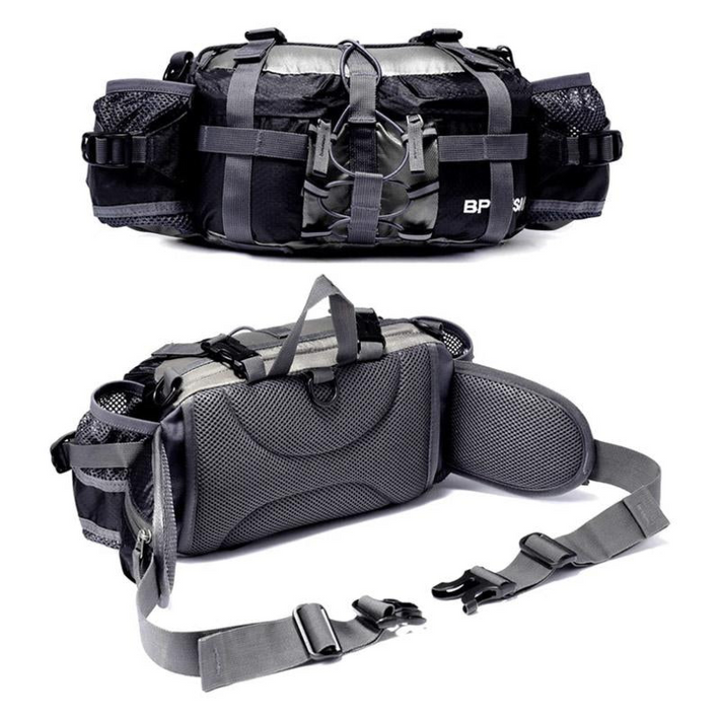 Unisex nylon outdoor sling bag, water-resistant for hiking & active travel. Comfortable crossbody carry.