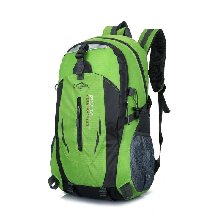 Lightweight & durable unisex waterproof travel backpack. Nylon bag perfect for commutes, hiking, and trips.