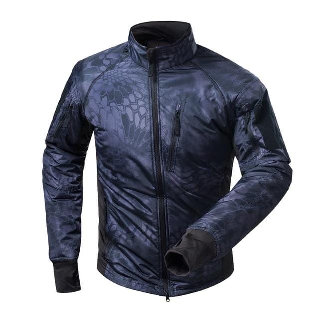 Close-up of the waterproof fabric and zipper of the unisex windbreaker, showing texture details