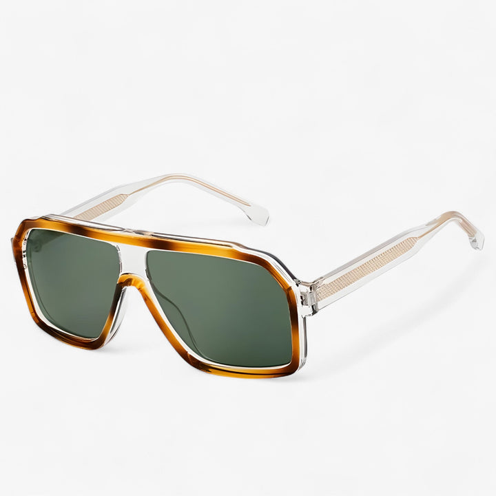Modern windproof oversized punk sunglasses. Unisex UV400 eyewear, durable for edgy fashion.