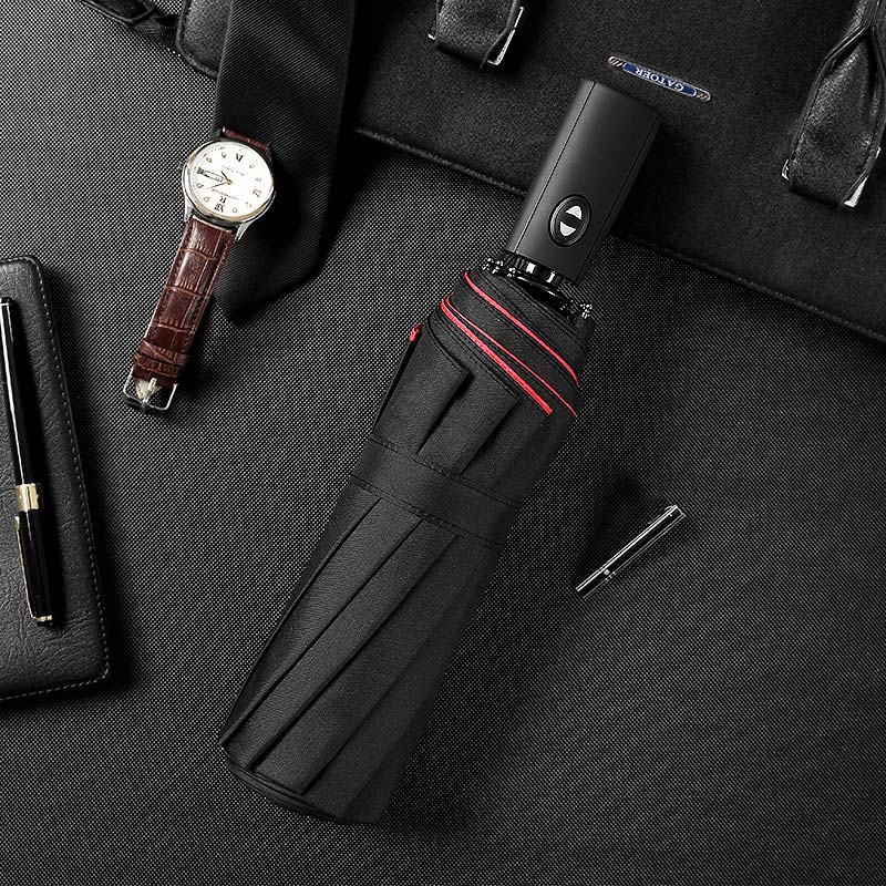 High-quality windproof travel umbrella, ensuring dry comfort in sudden downpours & strong winds.
