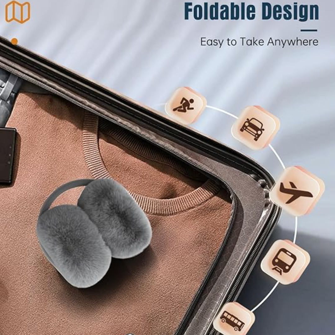 Unisex Bluetooth ear warmers, perfect for winter sports & outdoor activities. Enjoy music and calls wirelessly.