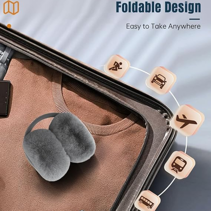 Unisex Bluetooth ear warmers, perfect for winter sports & outdoor activities. Enjoy music and calls wirelessly.