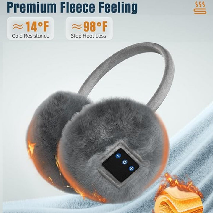 Hands-free Bluetooth ear warmers. Enjoy crisp wireless audio & calls while staying warm in cold winter weather.