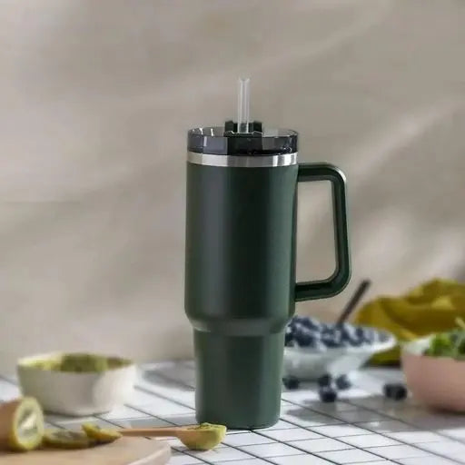 Reusable Tritan straws for tumblers & water bottles. Eco-friendly, durable, BPA-free. Includes straw cleaner.