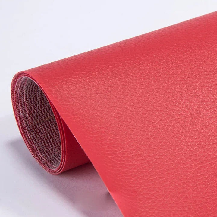 Durable PU leather repair tape, self-adhesive for quick furniture, sofa, and car seat fixes.