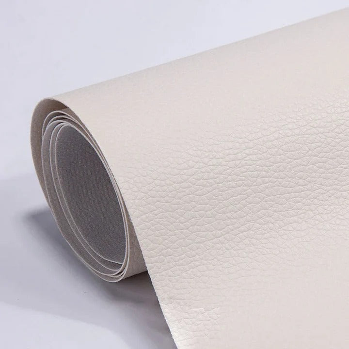 Easy-to-use self-adhesive leather repair tape for quick fixes on sofas, chairs, and automotive seats.