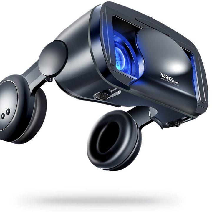 Portable new VR headset, a must-have tech gadget for immersive virtual reality experiences on iOS & Android.