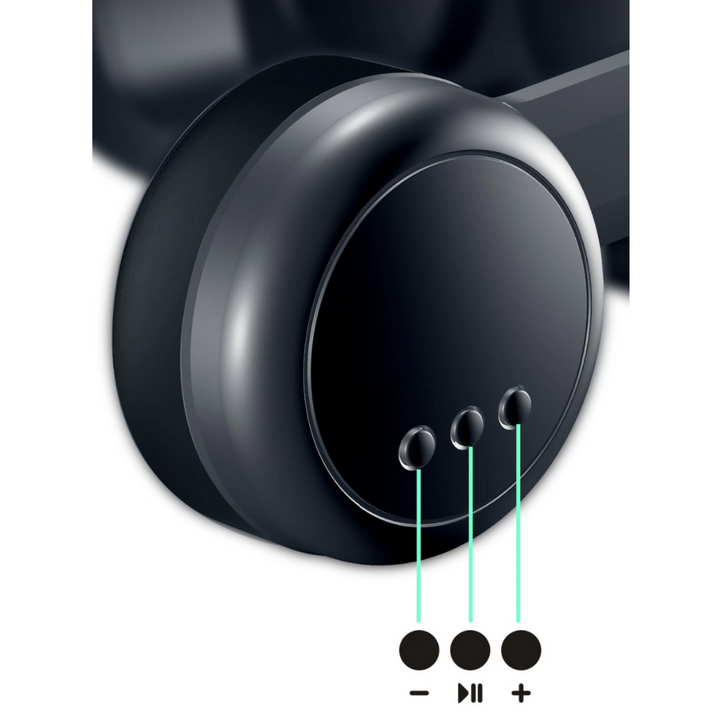 Sleek design universal virtual reality headset with headphones, compatible with iOS and Android smartphones.