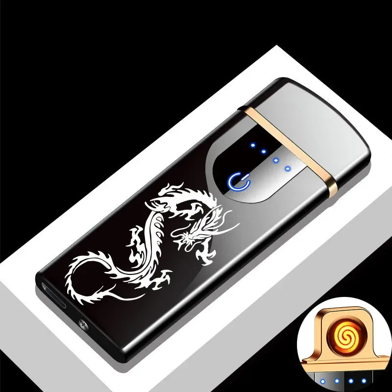 Advanced electric arc lighter, USB rechargeable, windproof plasma for reliable ignition.
