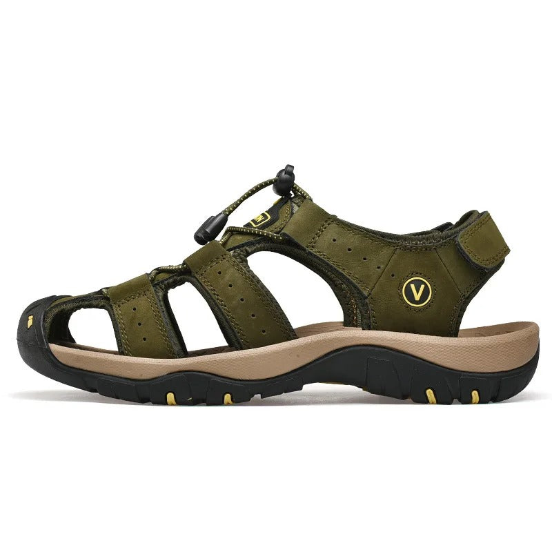 Men's Outdoor Trekking Sandals with Mesh Upper