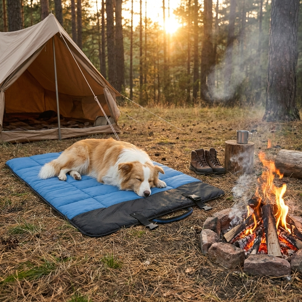 Washable dog bed mattress for pets. Durable, non-slip comfort, perfect for indoor & outdoor use. Easy-clean pet accessory.