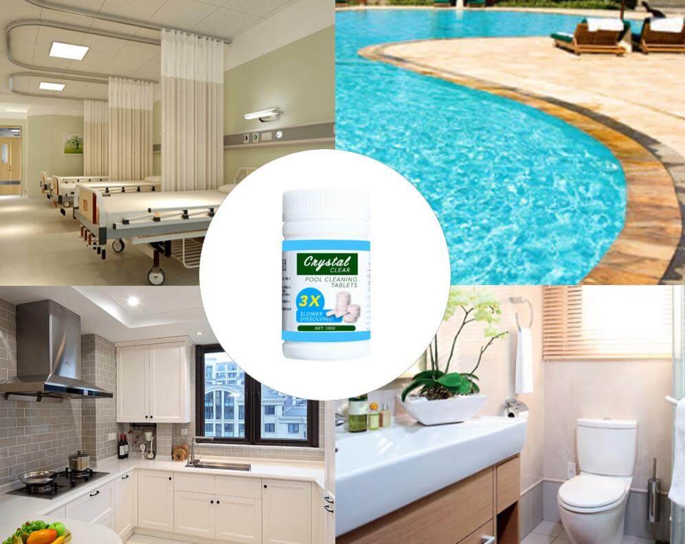 Pool & Spa Water Clarifier Tablets ensure crystal clear water, enhancing your swimming experience with ease.