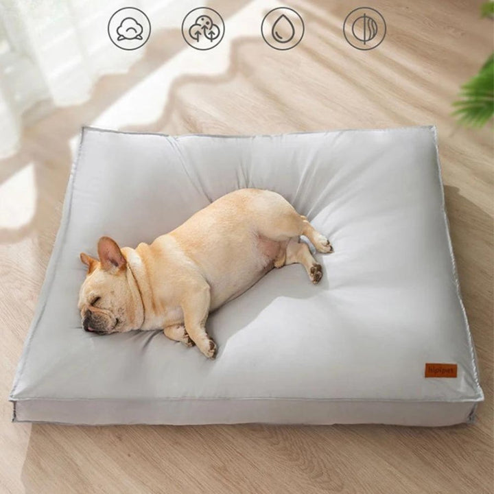 Comfortable Pet Bed: Waterproof, non-slip orthopedic dog bed, ideal for restful sleep & joint relief.