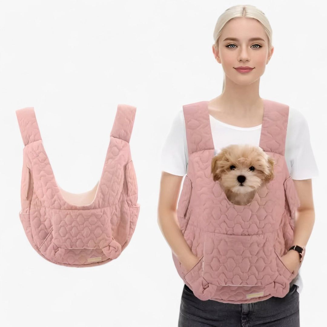 Portable waterproof pet carrier for easy travel with cats & small dogs up to 22 lbs. Breathable design.