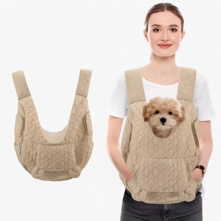 Small pet travel carrier: waterproof, breathable design for cats & dogs up to 22 lbs. Portable & secure.