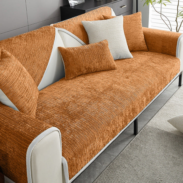 Durable waterproof couch cover provides long-lasting furniture protection. Non-slip & pet friendly for family homes.