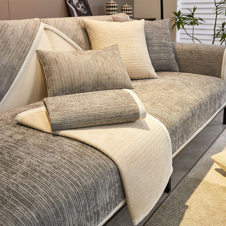 Keep your furniture pristine with this non-slip waterproof sofa cover. Pet-friendly, spill-resistant couch protector.