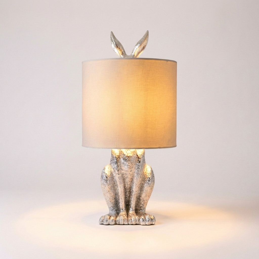 Modern Noctebelle masked animal accent lamp. Adds a whimsical touch, ideal as a table lamp for any room.