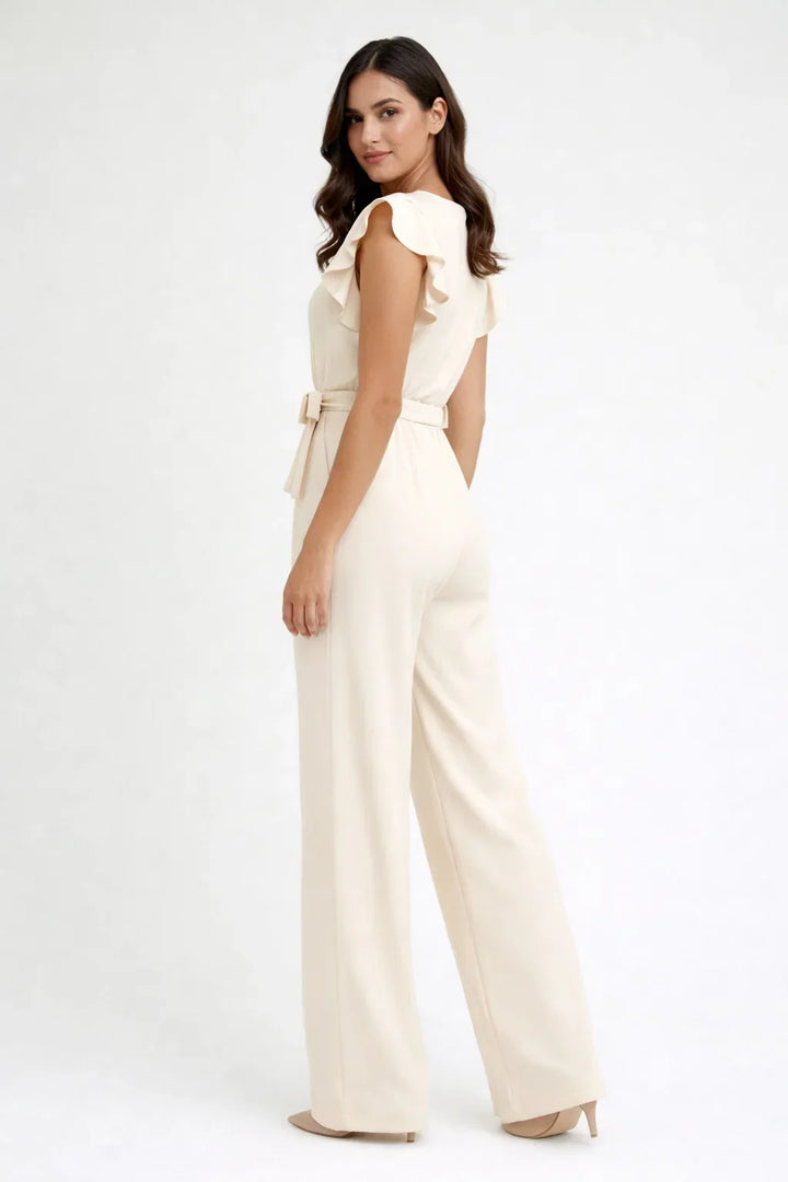 Chic wide leg jumpsuit for women, versatile occasion wear, comfortable and stylish.