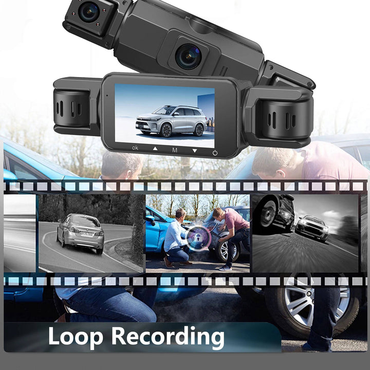 TavvitaImp010 auto electronics dash cam, wireless, with reliable front & rear night vision.