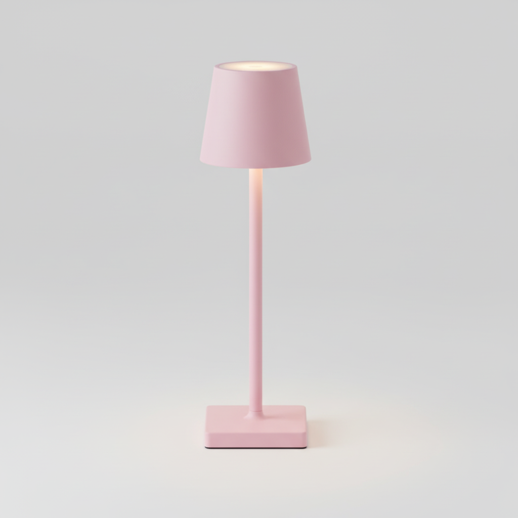 LightMagic wireless LED table lamp, dimmable and portable, providing adaptable indoor & outdoor lighting.