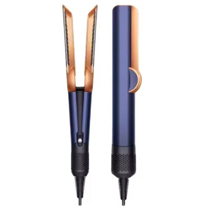 Portable 2-in-1 hair dryer and straightener, perfect for travel. Quick dry and versatile hair styling tool for women.